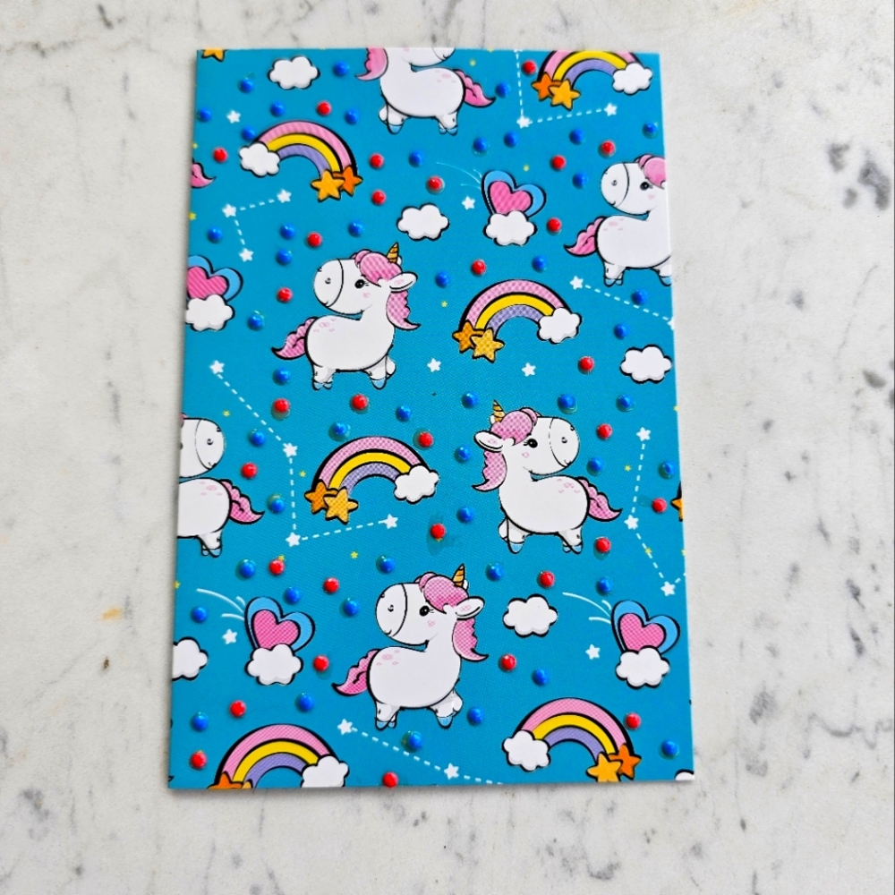 Unicorns and Rainbows Small Card - Picture 1 of 7